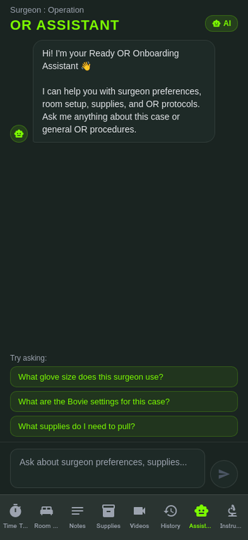 OR Assistant AI Chat